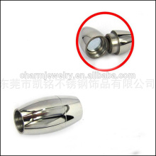 BXG011 2/3/4/5/6/7/8 milímetros de aço inoxidável fecho magnético fecho oval para jóias colar jóias pulseira Encontrar